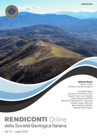 Rendiconti Online della Società Geologica Italiana - Vol. 51/2020
