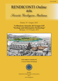 Rendiconti Online della Società Geologica Italiana - Vol. 19/2012