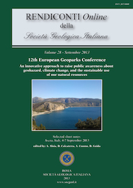 Rendiconti Online della Società Geologica Italiana - Vol. 28/2013