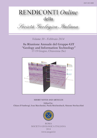 Rendiconti Online della Società Geologica Italiana - Vol. 30/2014
