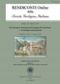 Rendiconti Online della Società Geologica Italiana - Vol. 34/2015