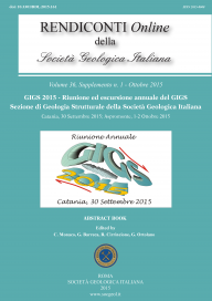 Rendiconti Online della Società Geologica Italiana - Vol. 36/2015