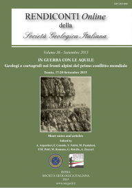 Rendiconti Online della Società Geologica Italiana - Vol. 36/2015