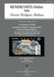 Rendiconti Online della Società Geologica Italiana - Vol. 40/2016