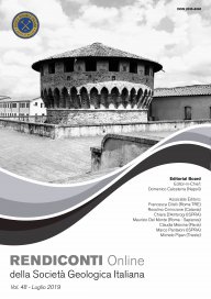 Rendiconti Online della Società Geologica Italiana - Vol. July 2019