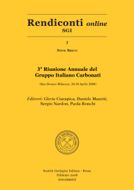 Rendiconti Online della Società Geologica Italiana - Vol. 2/2008