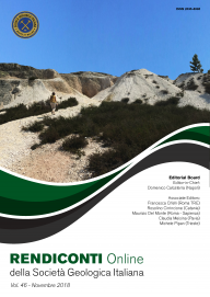 Rendiconti Online della Società Geologica Italiana - Vol. 46/2018