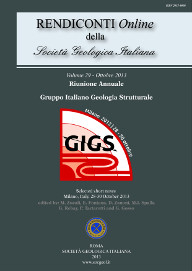 Rendiconti Online della Società Geologica Italiana - Vol. 29/2013