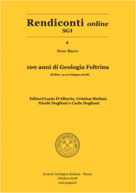 Rendiconti Online della Società Geologica Italiana - Vol. 4/2008